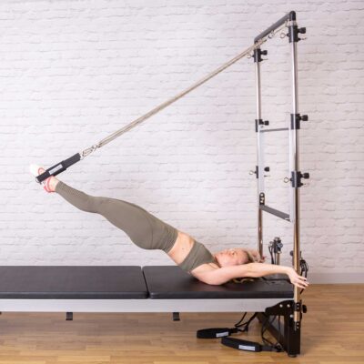 Pilates Teacher uses Swing through bar on A8